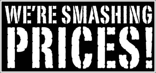 Image result for we're smashing prices