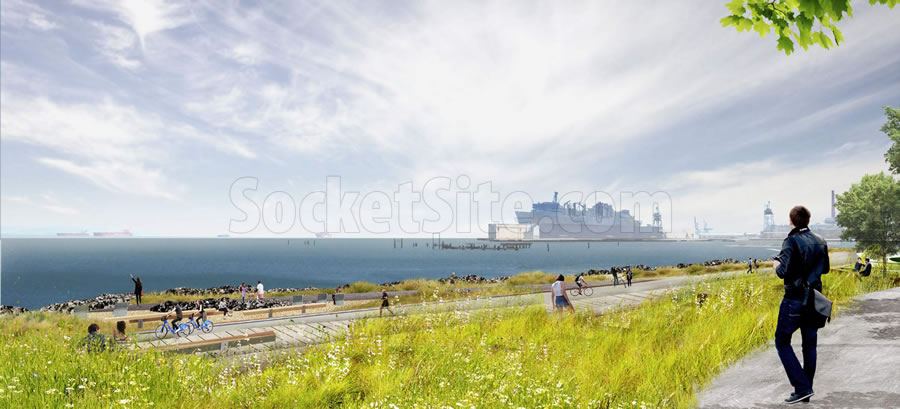 Bayfront Park Rendering - Shoreline Path